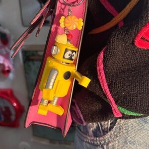 Yo Gabba Gabba Plex robot Keychain Purse Charm gift